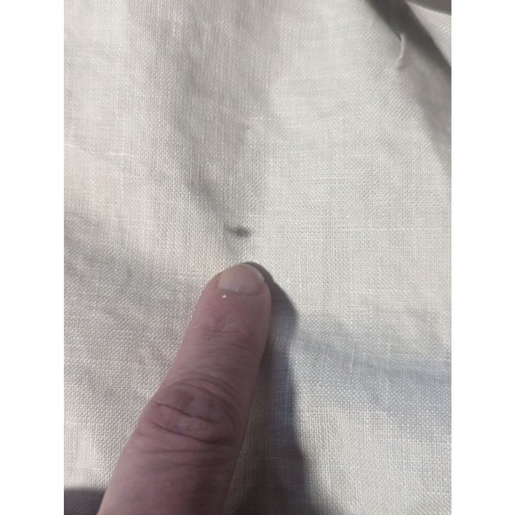 Hoss Intropia Coated 100% Linen Tan Blazer Jacket Designer Boho Sz 44 US Sz 12 - Picture 7 of 13